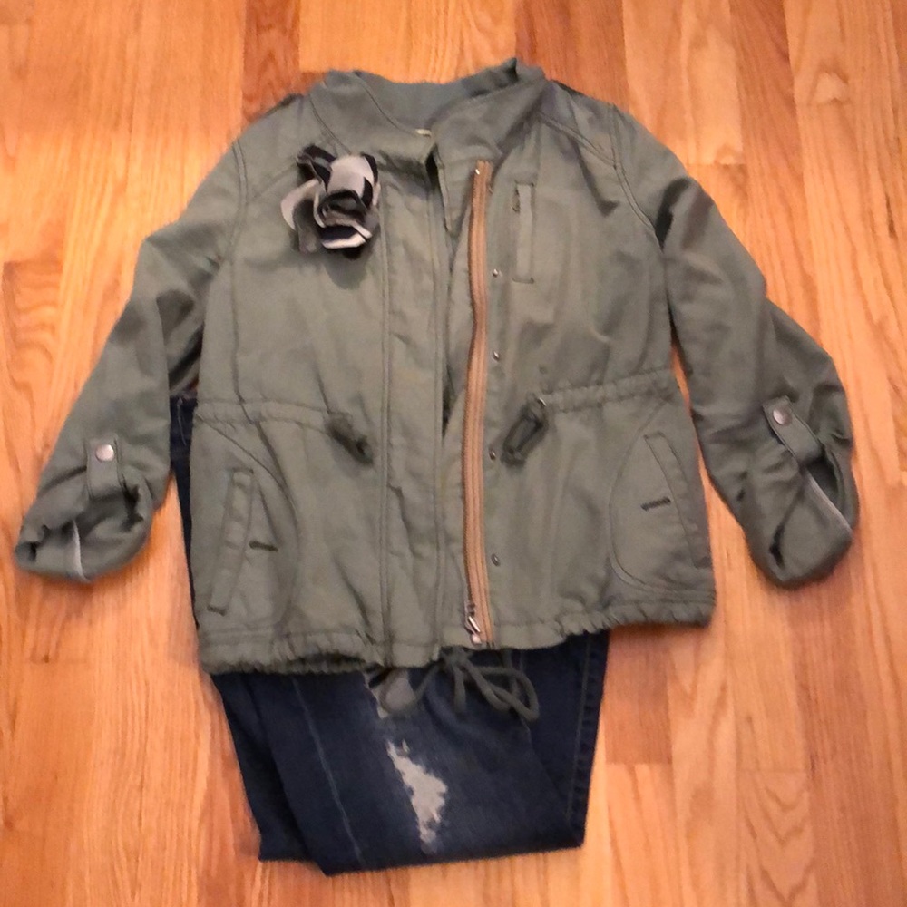 Anthro Daughters of the Liberation Cargo Jacket